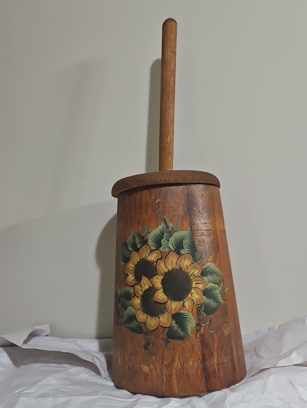 Vintage Wooden Butter Churner